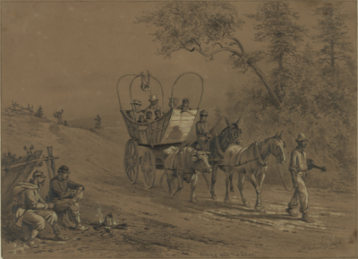 Slaves escaping to Union